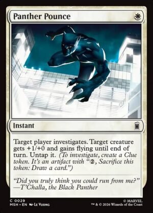 Panther Pounce<br /><span class="collector-number">Collector No. 29</span>