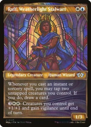 Raff, Weatherlight Stalwart - Foil<br /><span class="collector-number">Collector No. 186</span>