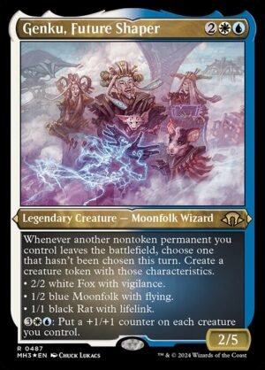 Genku, Future Shaper - Etched<br /><span class="collector-number">Collector No. 487</span>