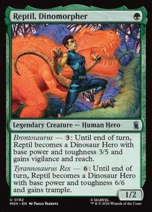 Reptil, Dinomorpher<br /><span class="collector-number">Collector No. 182</span>