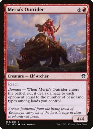 Meria's Outrider - Foil<br /><span class="collector-number">Collector No. 138</span>