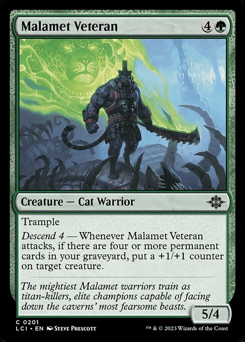 Malamet Veteran - Foil<br /><span class="collector-number">Collector No. 201</span>