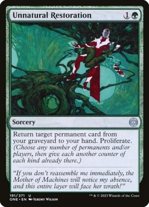 Unnatural Restoration - Foil<br /><span class="collector-number">Collector No. 191</span>