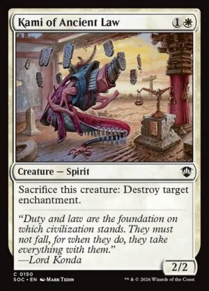 Kami of Ancient Law<br /><span class="collector-number">Collector No. 150</span>