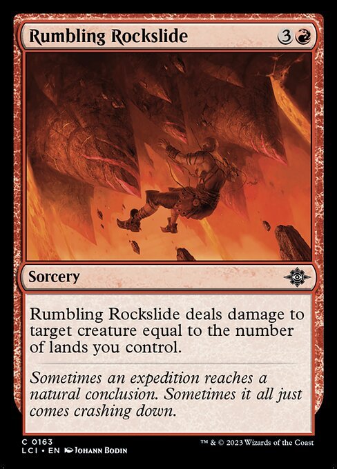Rumbling Rockslide - Foil<br /><span class="collector-number">Collector No. 163</span>
