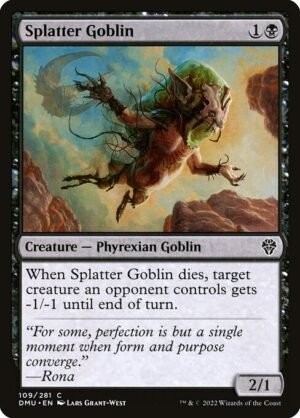 Splatter Goblin - Foil<br /><span class="collector-number">Collector No. 109</span>