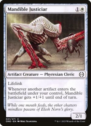Mandible Justiciar - Foil<br /><span class="collector-number">Collector No. 21</span>