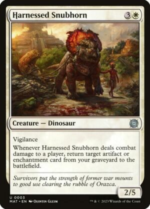 Harnessed Snubhorn - Foil<br /><span class="collector-number">Collector No. 3</span>