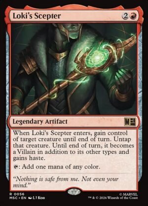 Loki's Scepter<br /><span class="collector-number">Collector No. 56</span>