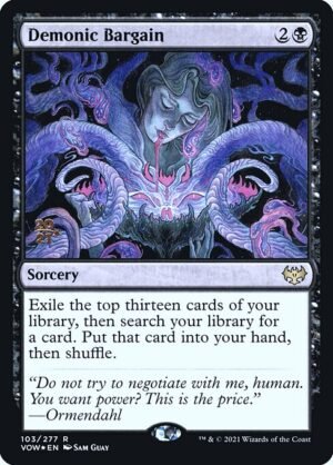 Demonic Bargain - Foil<br /><span class="collector-number">Collector No. 103s</span>