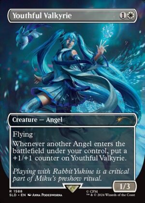 Youthful Valkyrie - Foil<br /><span class="collector-number">Collector No. 1588</span>