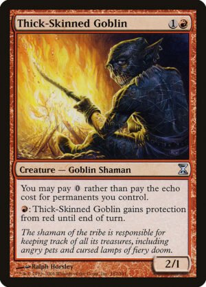 Thick-Skinned Goblin<br /><span class="collector-number">Collector No. 182</span>