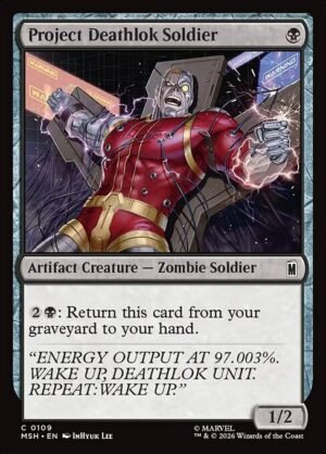 Project Deathlok Soldier<br /><span class="collector-number">Collector No. 109</span>
