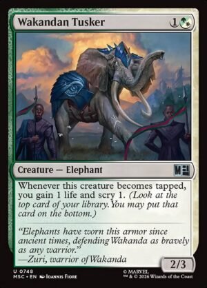 Wakandan Tusker - Foil<br /><span class="collector-number">Collector No. 748</span>