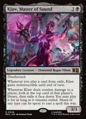 Klaw, Master of Sound<br /><span class="collector-number">Collector No. 46</span>