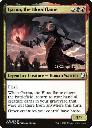 Garna, the Bloodflame - Foil<br /><span class="collector-number">Collector No. 194s</span>
