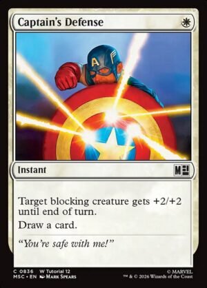 Captain's Defense<br /><span class="collector-number">Collector No. 836</span>