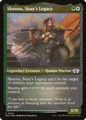 Shanna, Sisay's Legacy - Etched<br /><span class="collector-number">Collector No. 124</span>