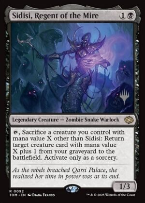 Sidisi, Regent of the Mire - Foil<br /><span class="collector-number">Collector No. 92p</span>
