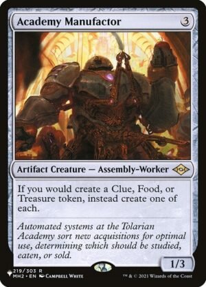 Academy Manufactor<br /><span class="collector-number">Collector No. MH2-219</span>