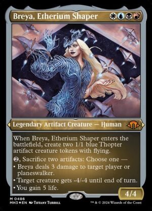 Breya, Etherium Shaper - Etched<br /><span class="collector-number">Collector No. 486</span>
