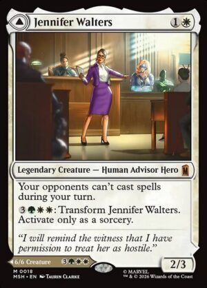 Jennifer Walters // The Sensational She-Hulk<br /><span class="collector-number">Collector No. 18</span>