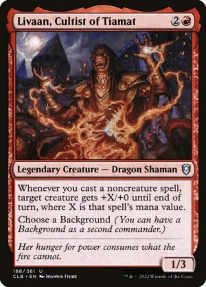 Livaan, Cultist of Tiamat - Foil<br /><span class="collector-number">Collector No. 188</span>