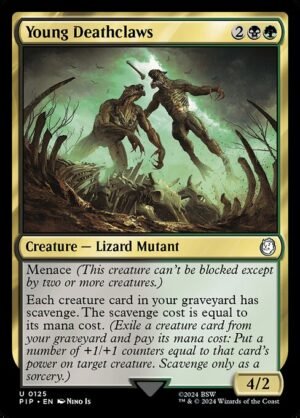 Young Deathclaws - Foil<br /><span class="collector-number">Collector No. 125</span>