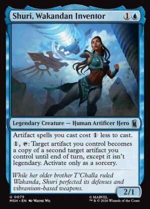 Shuri, Wakandan Inventor<br /><span class="collector-number">Collector No. 75</span>