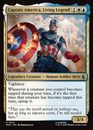 Captain America, Living Legend<br /><span class="collector-number">Collector No. 210</span>