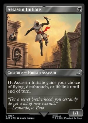 Assassin Initiate - Etched<br /><span class="collector-number">Collector No. 197</span>