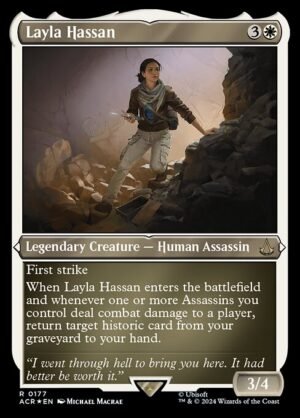 Layla Hassan - Etched<br /><span class="collector-number">Collector No. 177</span>