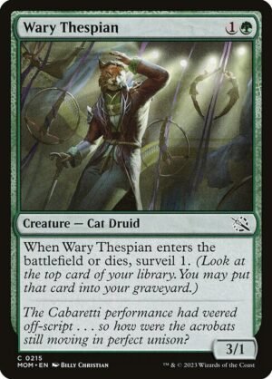 Wary Thespian - Foil<br /><span class="collector-number">Collector No. 215</span>