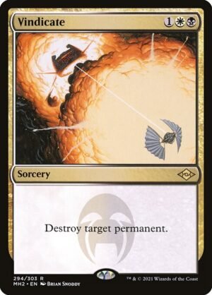 Vindicate - Etched<br /><span class="collector-number">Collector No. 294</span>