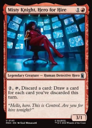 Misty Knight, Hero for Hire<br /><span class="collector-number">Collector No. 145</span>