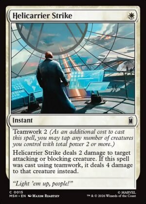 Helicarrier Strike<br /><span class="collector-number">Collector No. 15</span>