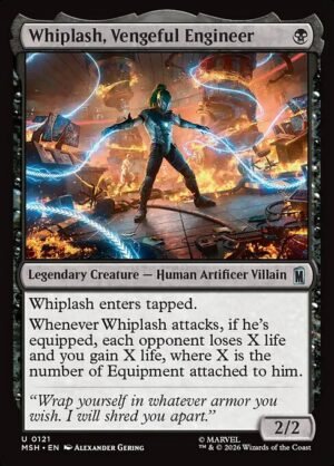 Whiplash, Vengeful Engineer<br /><span class="collector-number">Collector No. 121</span>