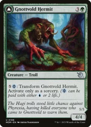 Gnottvold Hermit // Chrome Host Hulk - Foil<br /><span class="collector-number">Collector No. 188</span>