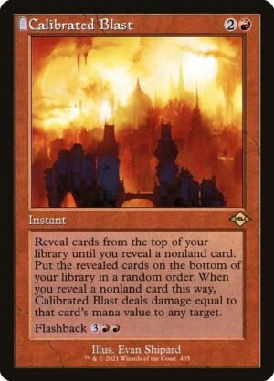 Calibrated Blast - Etched<br /><span class="collector-number">Collector No. 405</span>
