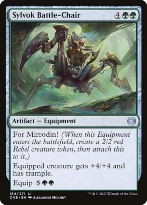 Sylvok Battle-Chair - Foil<br /><span class="collector-number">Collector No. 184</span>