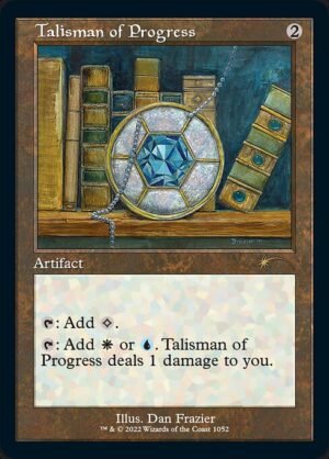 Talisman of Progress - Etched<br /><span class="collector-number">Collector No. 1052</span>