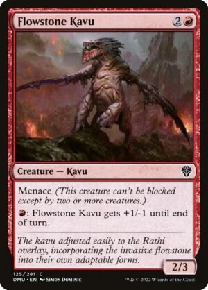 Flowstone Kavu - Foil<br /><span class="collector-number">Collector No. 125</span>