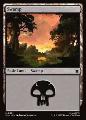 Swamp<br /><span class="collector-number">Collector No. 291</span>