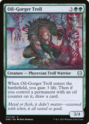 Oil-Gorger Troll - Foil<br /><span class="collector-number">Collector No. 177</span>