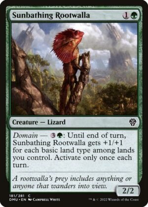 Sunbathing Rootwalla - Foil<br /><span class="collector-number">Collector No. 181</span>