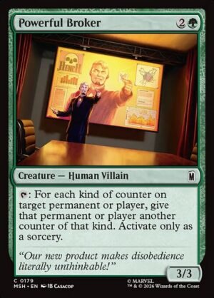 Powerful Broker<br /><span class="collector-number">Collector No. 179</span>