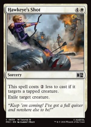 Hawkeye's Shot<br /><span class="collector-number">Collector No. 839</span>