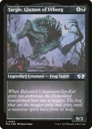 Yargle, Glutton of Urborg - Etched<br /><span class="collector-number">Collector No. 84</span>