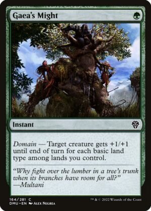Gaea's Might - Foil<br /><span class="collector-number">Collector No. 164</span>