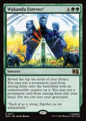 Wakanda Forever!<br /><span class="collector-number">Collector No. 71</span>